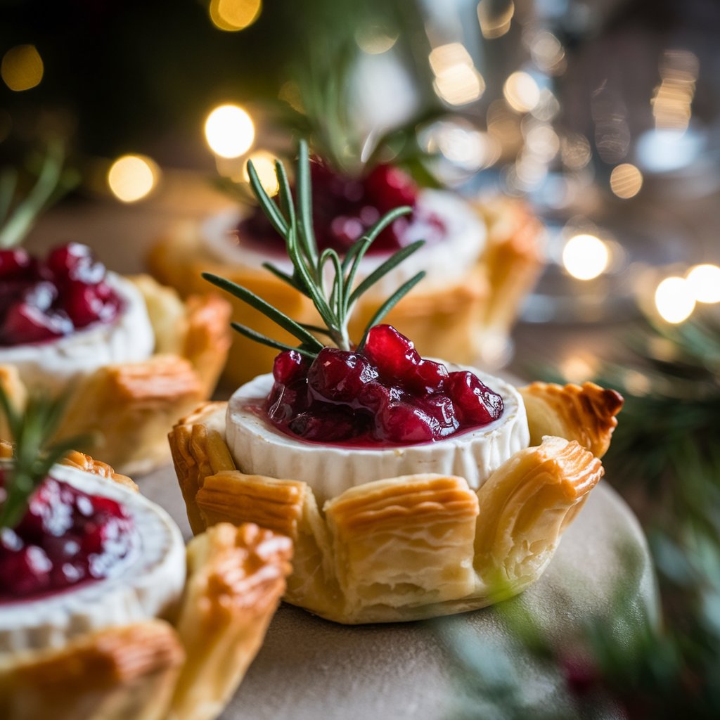 Cranberry Brie Bites