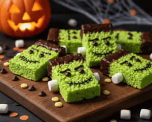 Frankenstein Crispy Rice