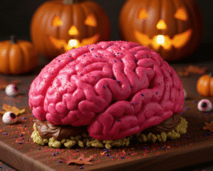 Stuffed Rice Crispy Cereal Brain